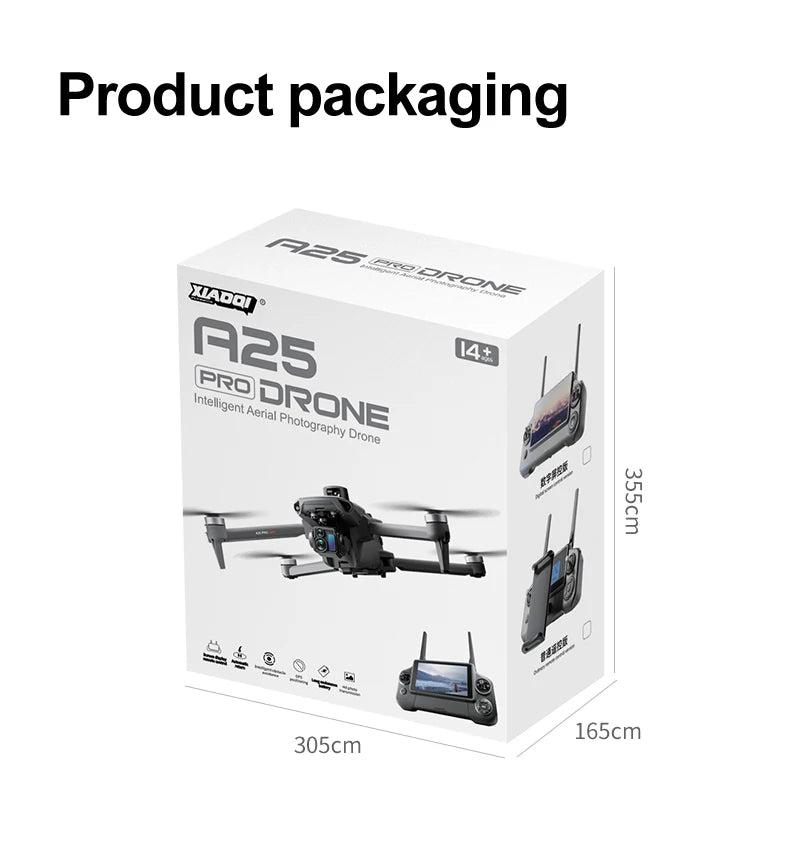 ZLL A25 PRO GPS Drone 8K Camera 3-Axis Gimbal WIFI Obstacle Avoidance Touch Screen FPV Brushless EIS Electronic RC Quadcopter ﻿