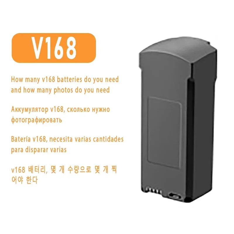 Original Drone battery for V168 V198 M6 Z908 S18 V66 s12 a14 v666 battery,rechargeable butler,propeller for drone accessories