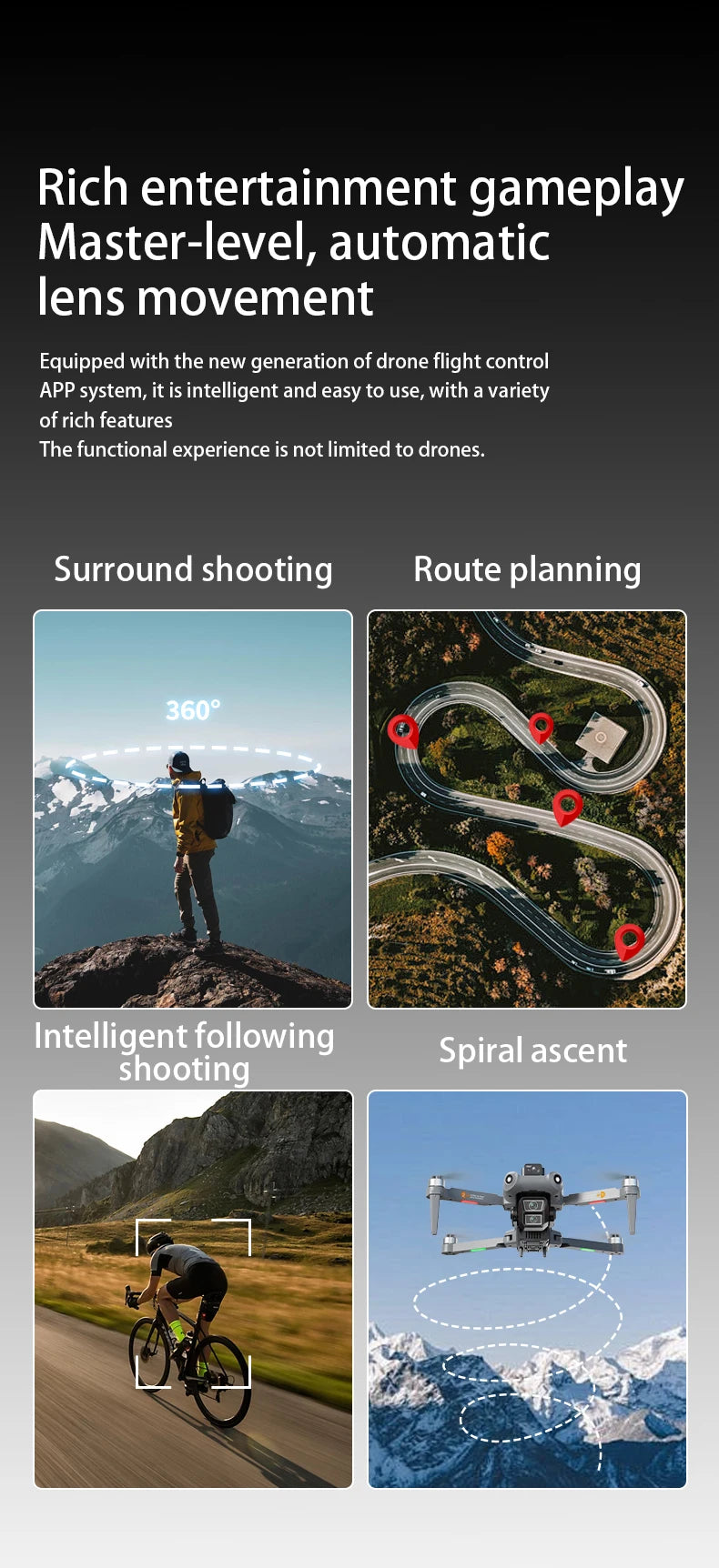 L300 Ultra Professional Drone 4K HD Wide Angle Camera 5G GPS WiFi FPV  RC Drone 360° Quadcopter Toys for Obstacle Avoidance