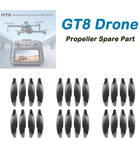 GT8 Brushless Drone Original Spare Part GT8 Propeller Blade Maple Leaf Wing Props Part Accessory