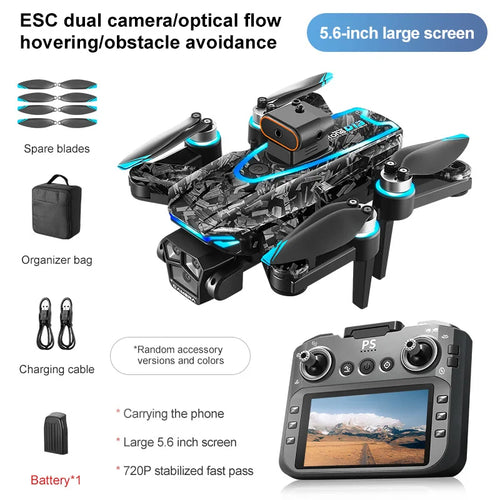 Load image into Gallery viewer, New D13 Drone 4K with Screen Remote Control Professional Brushless Motor Laser Obstacle Avoidance Foldable Quadcopter RC Toy
