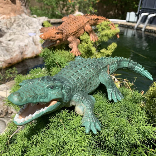 Load image into Gallery viewer, Rc Crocodile Remote Control Boat Electric Simulation Radio control  Machine toys  Children&#39;s Water pool Outdoor Toys for Boys
