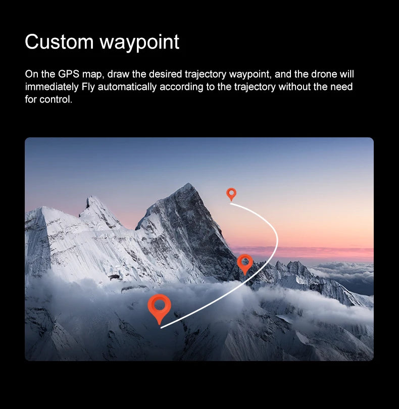 Professional Aerial GPS Return Large Screen FPV RC Drone 8K Auto Spray Optical Flow Obstacle Avoidance Remote Control Quadcopter