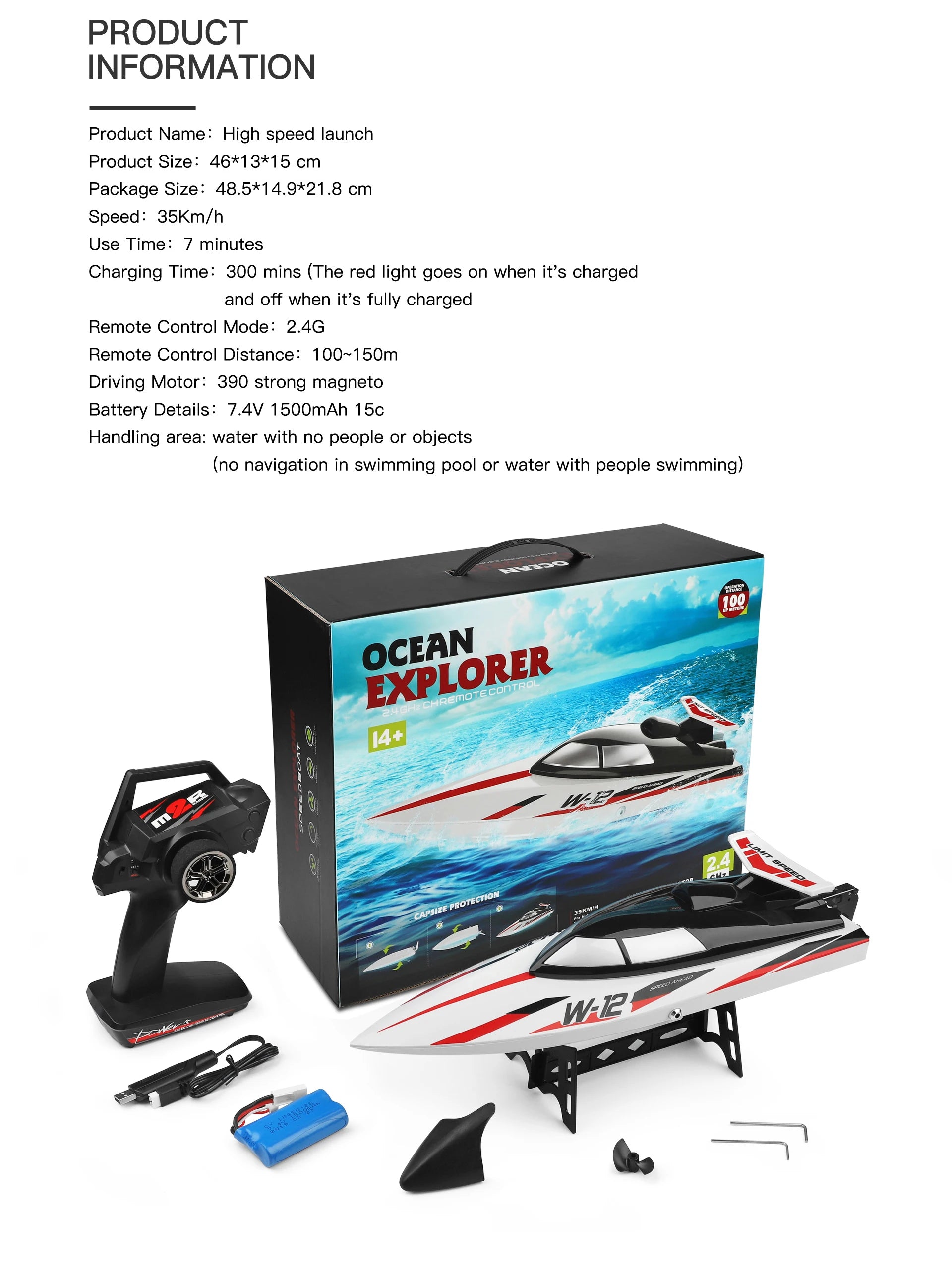 WLtoys WL916 WL912-A RC Boat 2.4Ghz 55KM/H 35KM/H High Speed Racing Watercraft Remote Control Speedboat Toys For Children