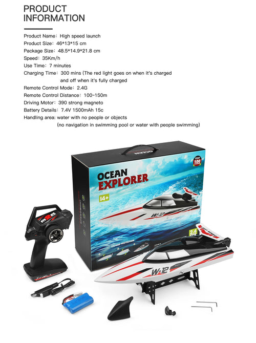 Load image into Gallery viewer, WLtoys WL916 WL912-A RC Boat 2.4Ghz 55KM/H 35KM/H High Speed Racing Watercraft Remote Control Speedboat Toys For Children
