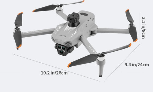 Load image into Gallery viewer, T01 Mini Drone with 4K HD Camera 4.5&#39; Touch Screen GPS Obstacle Avoidance Brushless Motor - Folding Quadcopter for Photography
