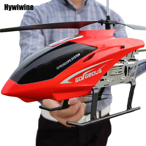 Load image into Gallery viewer, Rc Helicopter With Remote Control Extra Durable Big Plane Toy For Kids Drone Model Outdoor 3.5CH 80cm Aircraft Large Helicoptero
