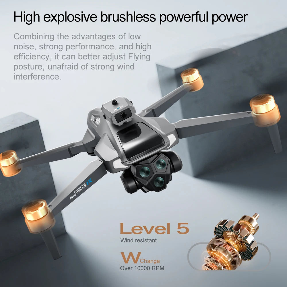 2025 New M66 Drone HD Folding Remote Control With Camera And Screen 5G FPV Camera Quadcopter Brushless Motor RC Quadcopter