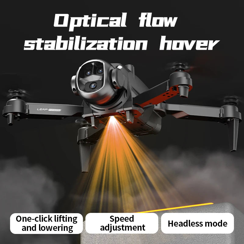 XS6 RC Mini Drone 8K HD Dual Camera 360° Obstacle Avoidance Optical Flow Indoor Outdoor Quadcopter Toys For Kids Birthday Gift