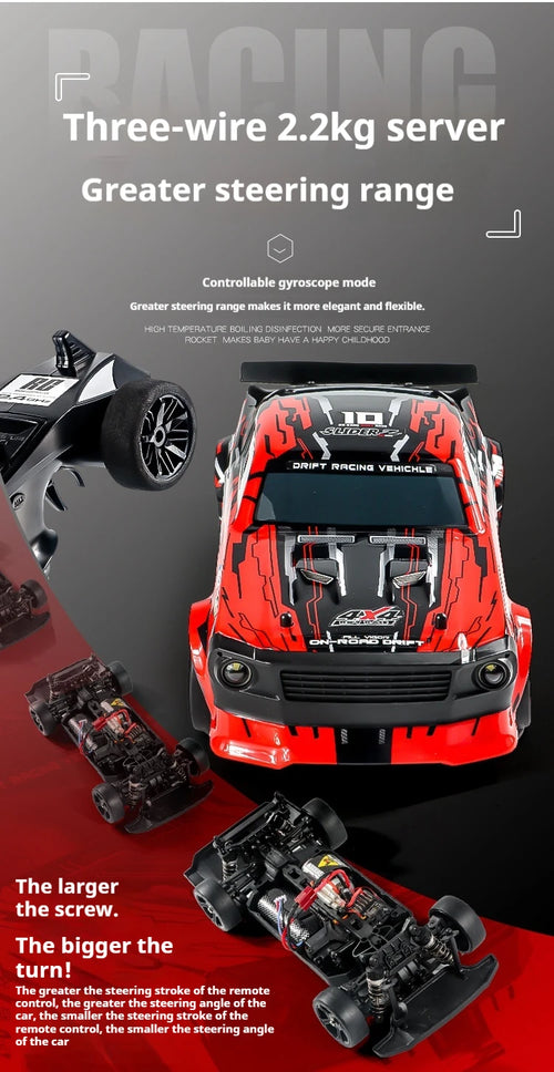 Load image into Gallery viewer, Remote Control Toy Race Car 1:14 Scale - High Speed 4x4 Off-Road RC Climbing Drift Car, Gift for Boys
