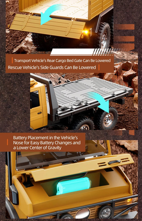 Load image into Gallery viewer, JJRC C8823 Fully Proportional Six Wheel Drive RC Remote Control Off Road Vehicle Independent Suspension Remote Control Toy Boy
