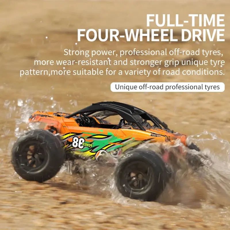 1:16 4WD RC Car 60KM/H Or 36KM/H With LED 2.4G Remote Control Cars High Speed Drift Monster 4x4 Truck For Kids VS Wltoys 144001