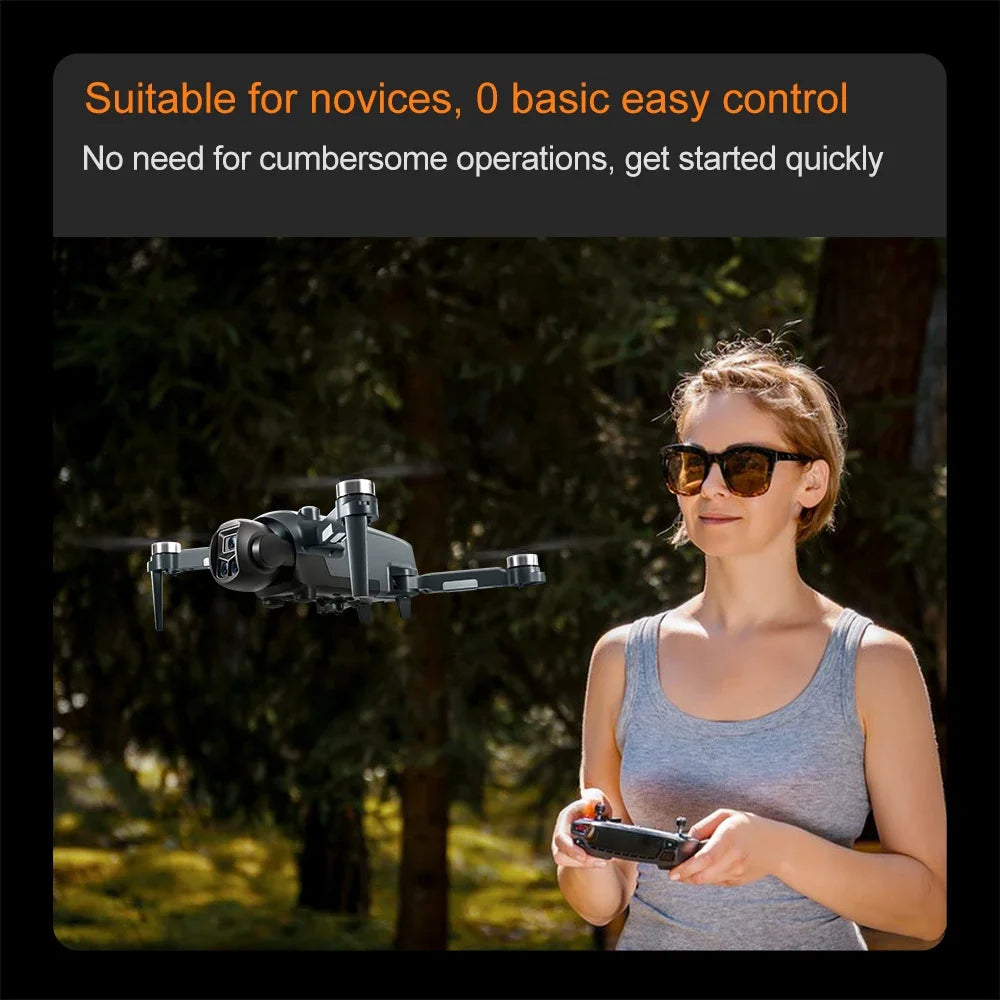 Original V988 Drone 8K HD Dual Camera Professional 5G WIFI FPV Remote control with large screen Foldable Quadcopter RC DronPlusX