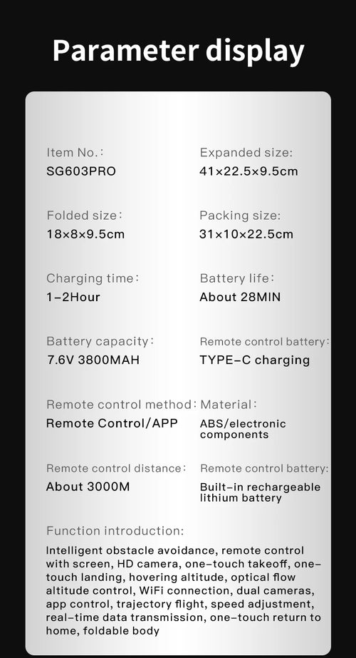 Load image into Gallery viewer, SG603 Pro Drone GPS 8K HD Camera Aerial EIS Anti-Shaking 5G WIFI Folding Drones Brushless Obstacle Avoidance Touchscreen RC UAV

