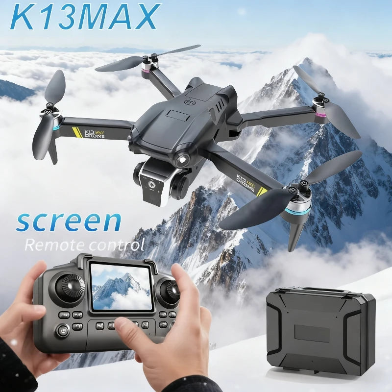 K13 MAX Aerial Drone, Featuring Powerful Drive From Brushless Motor and High-definition Dual Cameras - A New Year Gift