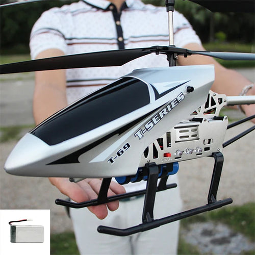 Load image into Gallery viewer, Rc Helicopter With Remote Control Extra Durable Big Plane Toy For Kids Drone Model Outdoor 3.5CH 80cm Aircraft Large Helicoptero
