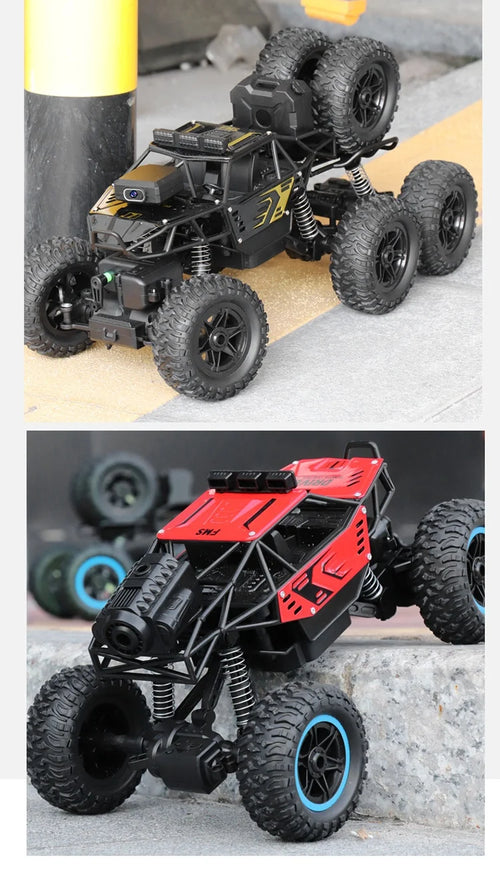 Load image into Gallery viewer, Trendy And Cool Oversized Remote Four-Wheel Drive Climbing Big Foot Car, Six Wheel Drive Racing Car, Boys&#39; Charging Toy Car

