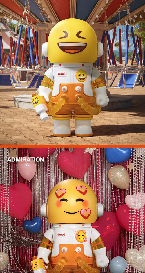Load image into Gallery viewer, POP MART MEGA SPACE MOLLY 100% × emoji Series 1PC/9PCS POPMART Blind Box Action Figure Cute Toy
