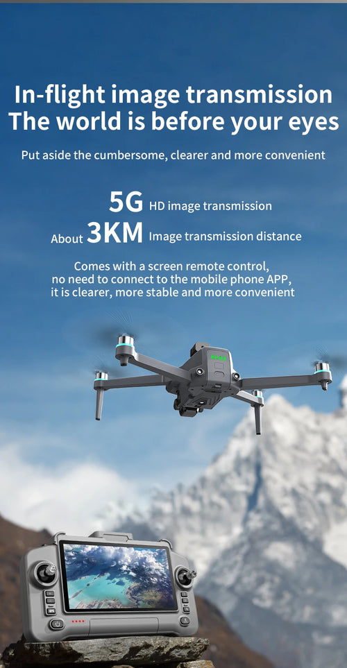 Load image into Gallery viewer, SG603 Pro Drone GPS 8K HD Camera Aerial EIS Anti-Shaking 5G WIFI Folding Drones Brushless Obstacle Avoidance Touchscreen RC UAV
