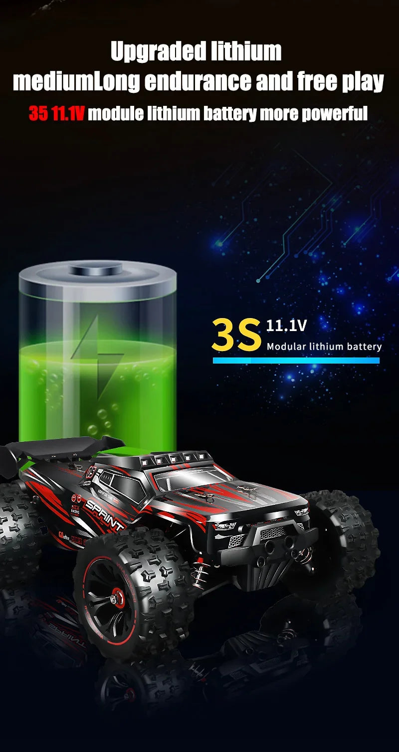 1:14 85KM/H or 50KM/H 4WD RC Car with LED Remote Control Cars High Speed Drift Monster 4x4 Truck for Kids Vs Wltoys 144001 Toys