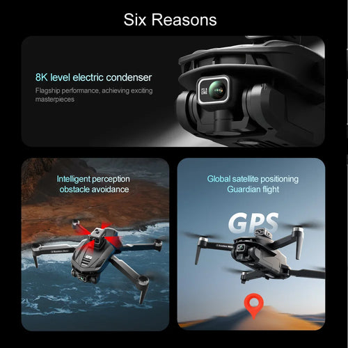 Load image into Gallery viewer, 2025 New V168 Max Drone 8K Professional 5G GPS HD Dual Camera Photography 5KM Brushless Foldable Large Screen RC Quadcopter Toys
