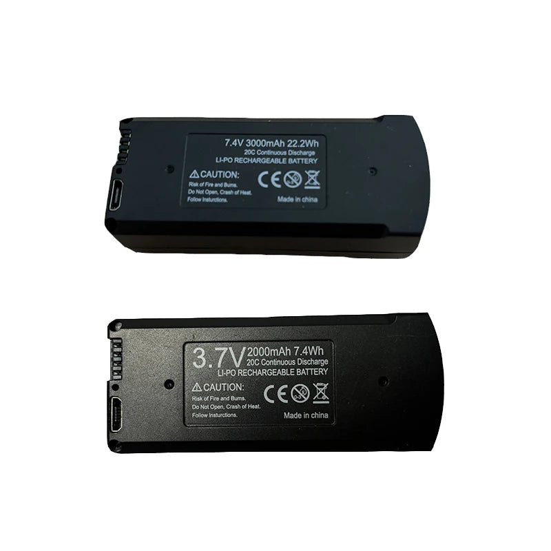V168 Pro Max Battery 7.4V 3000mAh Original Battery V168 Dron 3.7V 2000mAh For V168 RC Quadcopter Spare Battery Parts Accessories