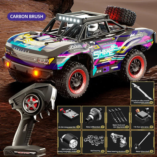 Load image into Gallery viewer, Jjrc C8820 Carbon Brush Full Scale Remote Control Car 4wd Short Truck Off-Road Professional Racing High-Speed Car Adult Rc Toys
