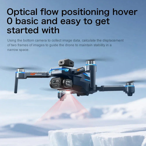 Load image into Gallery viewer, GT8 Drone 4K HD Camera Obstacle Avoidance Aerial Photography Brushless Drone with Screen Foldable RC Drone Quadcopter RTF
