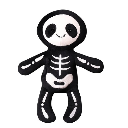 Load image into Gallery viewer, Halloween Skeleton Bob Plush Doll Halloween Props Skeleton Throw Pillow Plush
