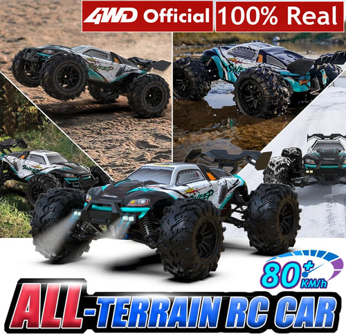 Load image into Gallery viewer, 1:16 80km/h Brushless RC Drift Car With LED Lights 4WD Electric High Speed Racing Remote Control Monster Truck for Kids Adults

