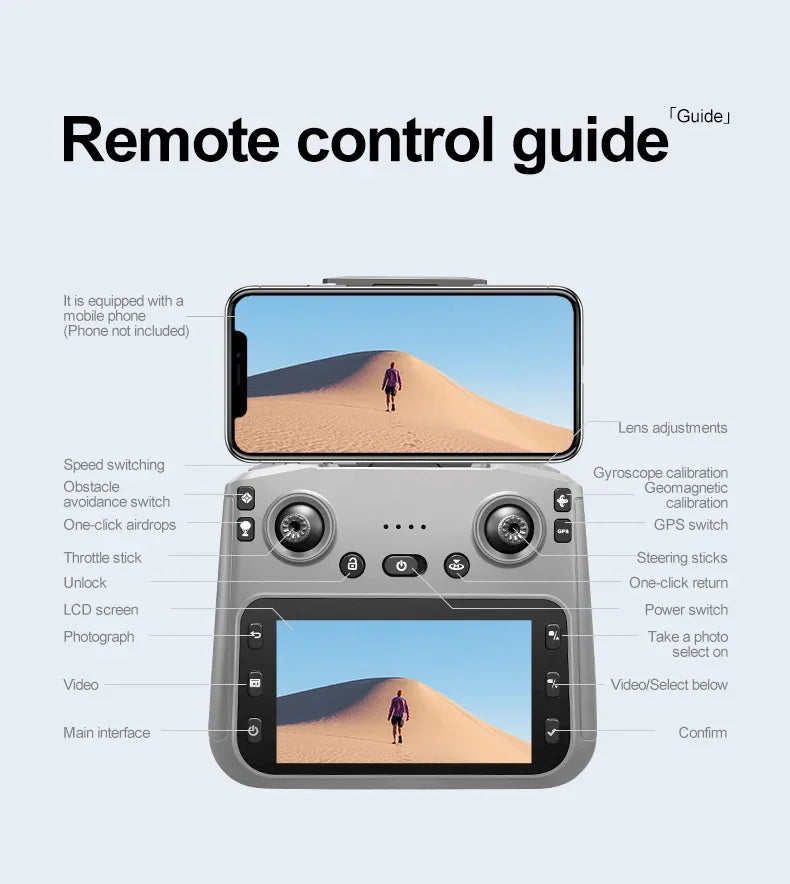 K19 MAX GPS Drone Cam Fishing Air Drop Automatic Turnaround 5G Screen Obstacle Avoidance Drone Professional Camera FPV Dron