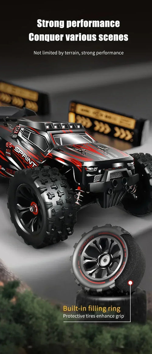 Load image into Gallery viewer, TSRC 9522 1:16 85KM/H Super Brushless 50KM/H Brushed RC Car 4x4 Off Road Remote Control High Speed Drift Racing Truck Toy Kids A
