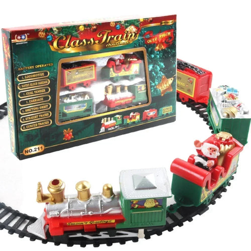 Load image into Gallery viewer, Christmas Train Set Assemble Railway Tracks Toys Decor Christmas Tree Train Gift Toy For Kids Birthday Party Gift Christmas Gift
