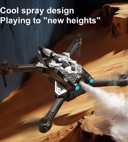 A66 Dual Lens Drone 8k High-definition Aerial Photography Obstacle Avoidance Aircraft Spray Remote Control Aircraft Toys