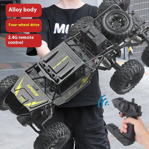 Load image into Gallery viewer, Trendy And Cool Oversized Remote Four-Wheel Drive Climbing Big Foot Car, Six Wheel Drive Racing Car, Boys&#39; Charging Toy Car
