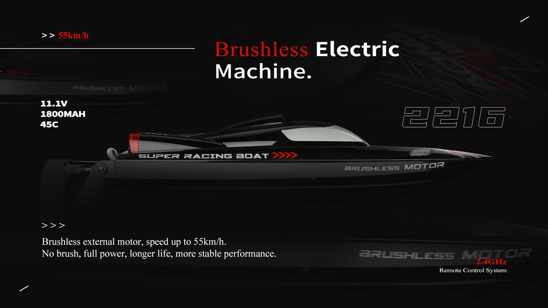 WLtoys WL916 WL912-A RC Boat 2.4Ghz 55KM/H 35KM/H High Speed Racing Watercraft Remote Control Speedboat Toys For Children