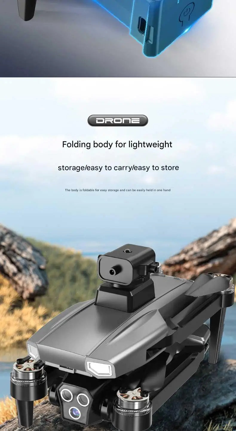 2025 Professional HD 930 Drone 4K Dual WiFi FPV Quadcopter With Obstacle Avoidance For Aerial Photography Remote Control Drones