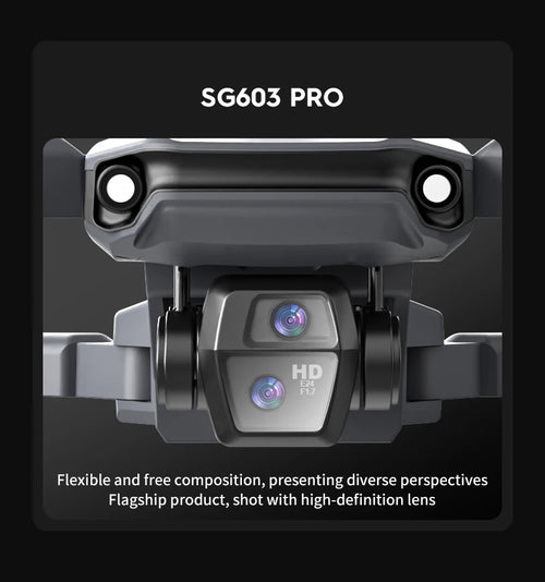 Load image into Gallery viewer, SG603 Pro Drone GPS 8K HD Camera Aerial EIS Anti-Shaking 5G WIFI Folding Drones Brushless Obstacle Avoidance Touchscreen RC UAV
