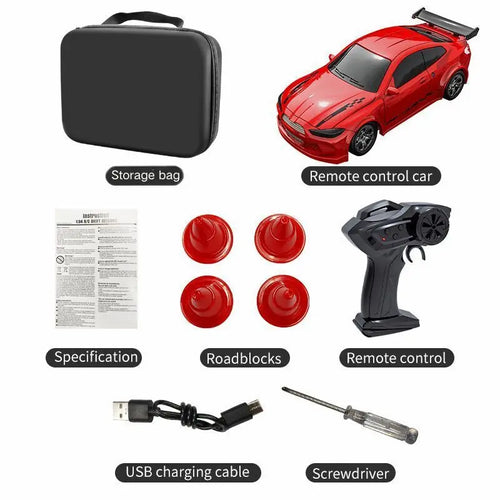 Load image into Gallery viewer, 2025 New Kf20 1:64 Drift Rc Car Four-wheel remote-controlled racing car Full proportions Desk Competition Toy Boys Ideal gifts.
