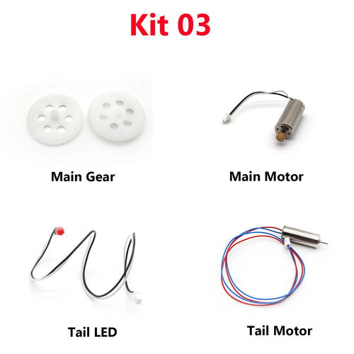 Load image into Gallery viewer, RC ERA Original Spare Parts for C186 Pro BO105 Scaled RC Helicopter Body Shell Propeller Tail Fin Motor Gear Roter Head
