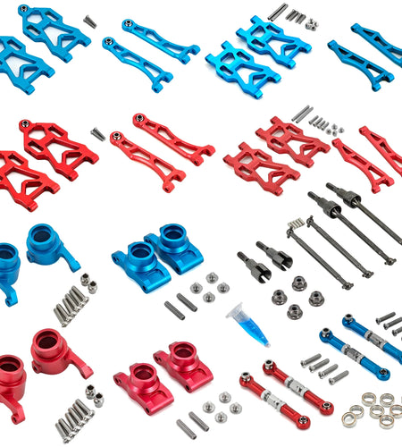 Upgrade Metal Front & Rear Suspension,Wheel Hubs,Bearing,Steering Rob,Aluminum Parts For SCY16101,16102Pro,16104,SG116,Q130 ect