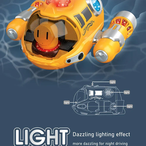 Load image into Gallery viewer, 2.4G Remote Control Motorboat Waterproof Spray Swimming Pool Bathing RC Steamboat Toy For Boys And Girls Children Christmas Gift
