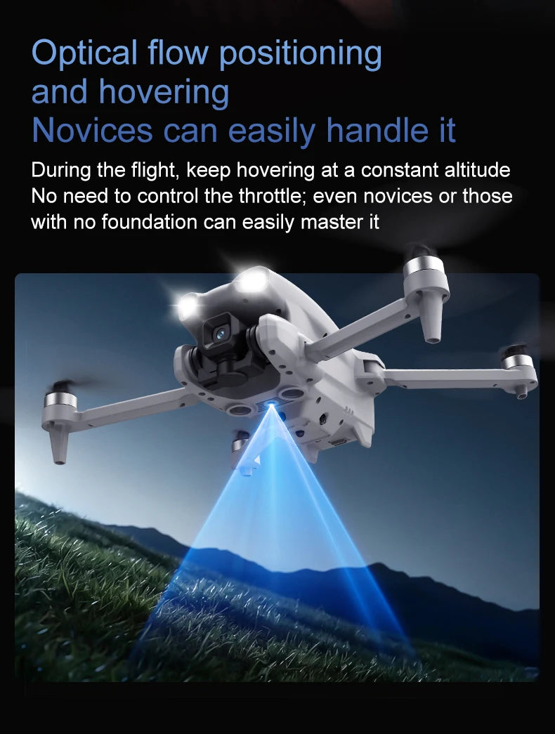 New LF812 Drone FPV Professional HD Aerial 8K Dual Camera Large Screen Remote No Phone Obstacle Brushless Foldable RC Quadcopter