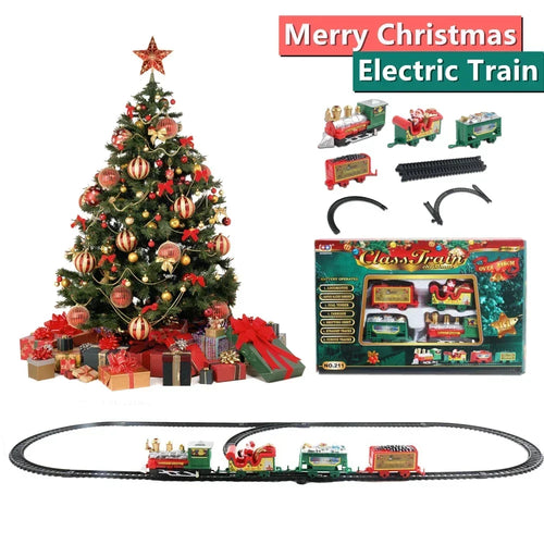 Load image into Gallery viewer, Christmas Train Set Assemble Railway Tracks Toys Decor Christmas Tree Train Gift Toy For Kids Birthday Party Gift Christmas Gift
