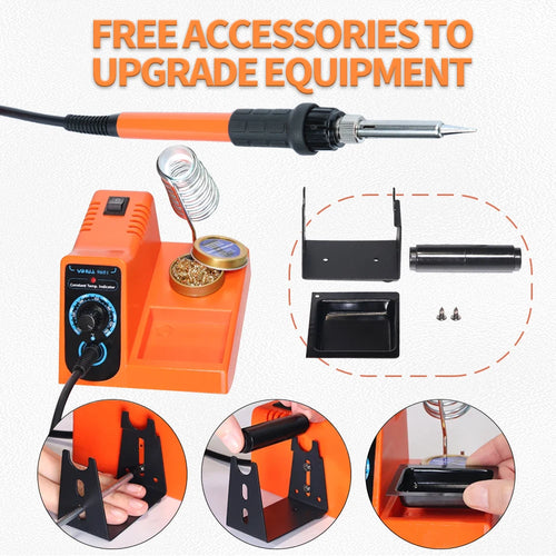 Load image into Gallery viewer, YIHUA 926LED-III Digital Electric Soldering Iron Kit with Helping Hands 960I Adjustable Temperature Portable Soldering Station
