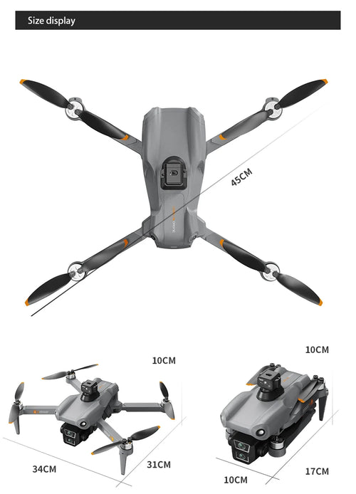 Load image into Gallery viewer, L300 Ultra Professional Drone 4K HD Wide Angle Camera 5G GPS WiFi FPV  RC Drone 360° Quadcopter Toys for Obstacle Avoidance
