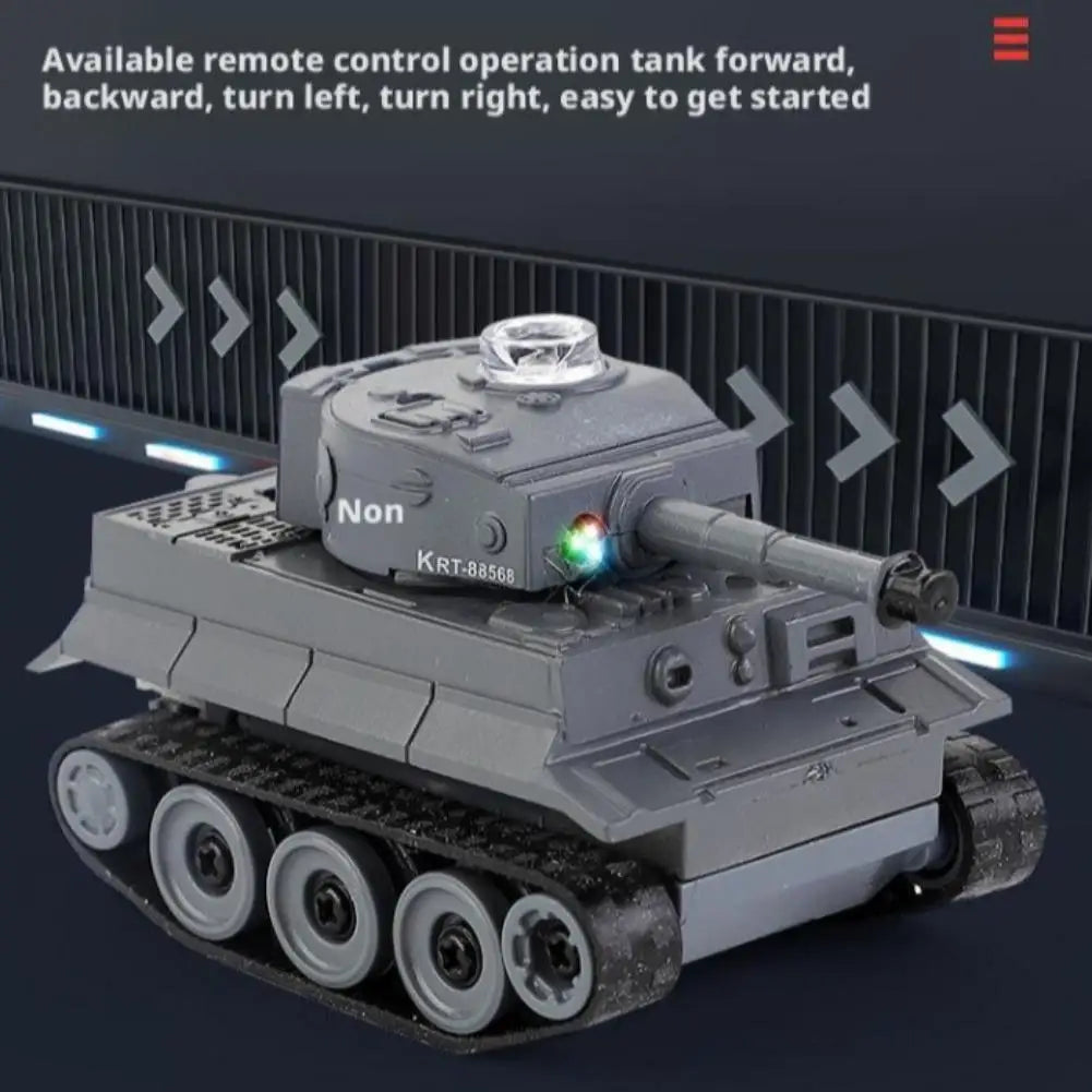 Tank,2025 new Mini Remote Control Tank Charging Model Simulation Wireless Control Children's Remote Control Car Military Toy Boy Gift