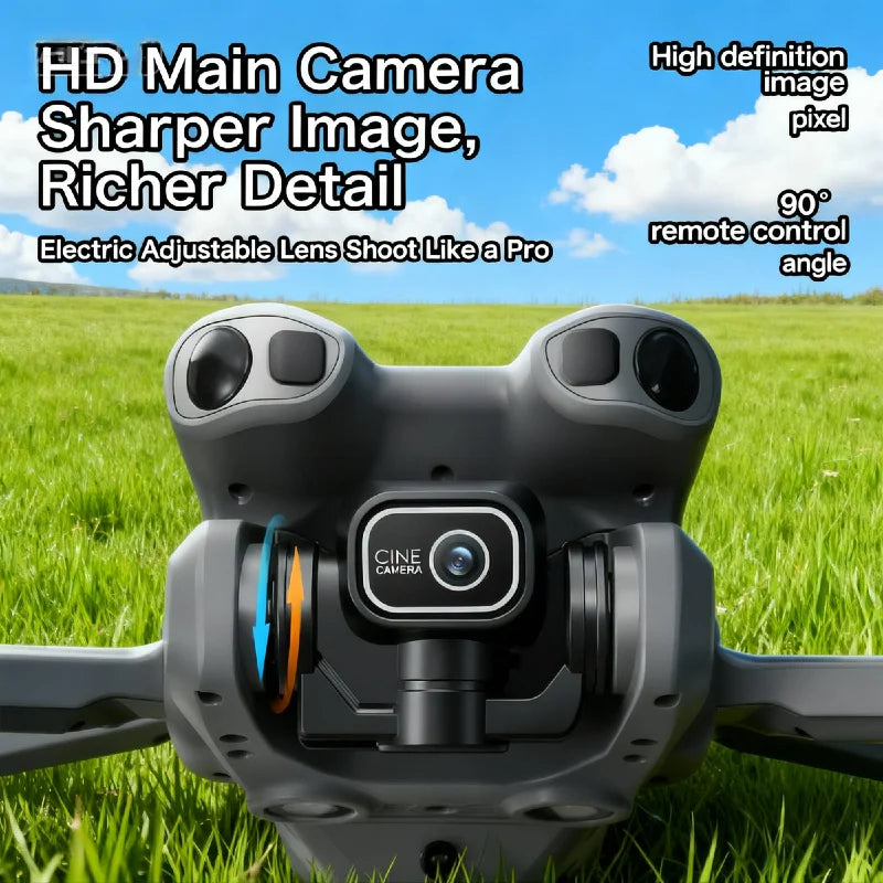 GT50 Drone 4.3-Inch Screen Remote Control 8K EIS 183g Lightweight Beginner Foldable GPS Quadcopter for Adults Travel