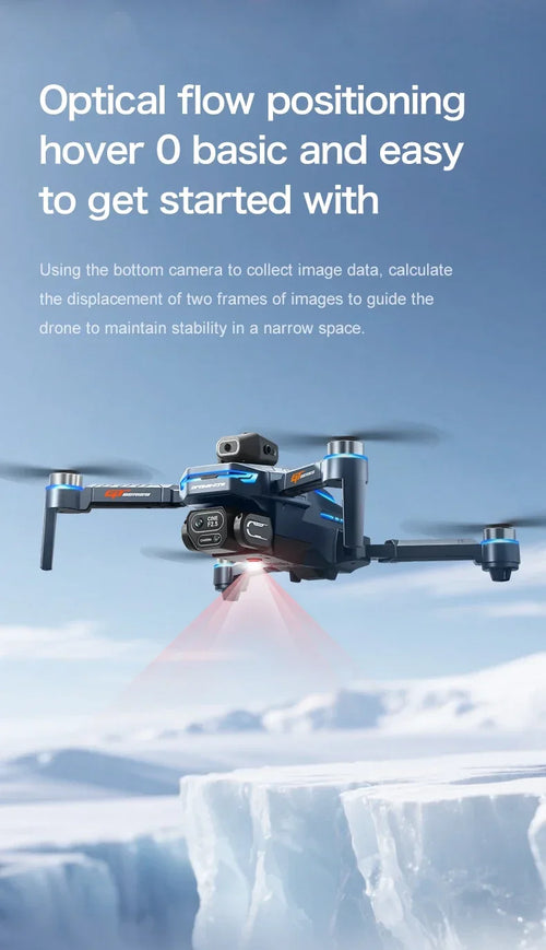 Load image into Gallery viewer, GT8 Drone 4K HD Camera Obstacle Avoidance Aerial Photography Brushless Drone with Screen Foldable RC Drone Quadcopter RTF
