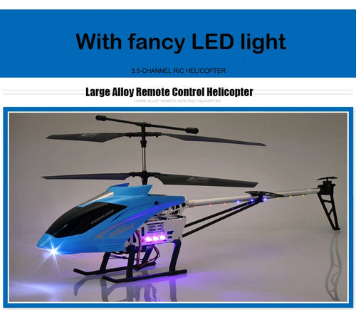 Load image into Gallery viewer, Rc Helicopter With Remote Control Extra Durable Big Plane Toy For Kids Drone Model Outdoor 3.5CH 80cm Aircraft Large Helicoptero
